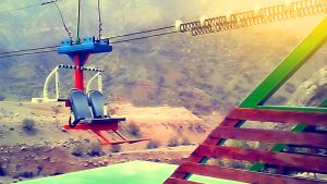 زیپ لاین اتوماتیک دره عشق شهرکرد