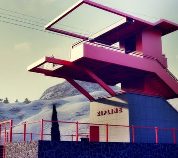 زیپ لاین ثقلی دره گردو