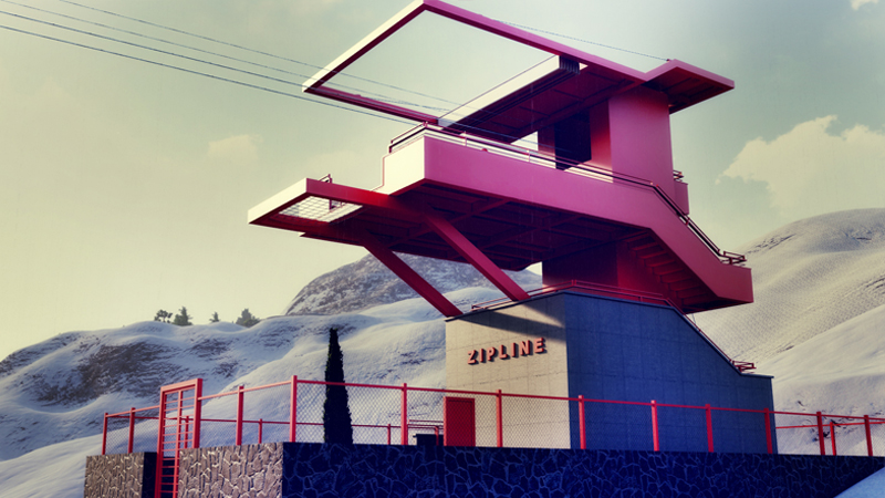 زیپ لاین ثقلی دره گردو