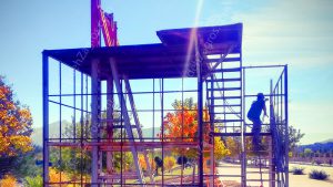 زیپ لاین زیبا کنار خرم آباد